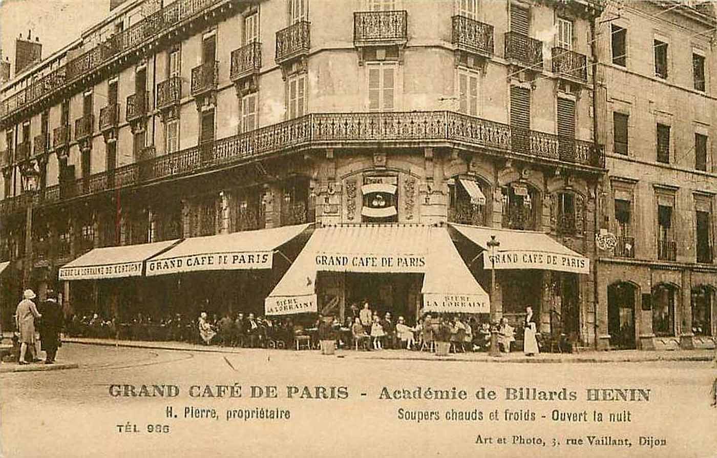 บรรยากาศร้านกาแฟ Grand Café ที่โรงแรมสคริบ - Hotel Scribe (Photo credit: www.pariscinemaregion.fr)